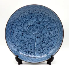 肥前皿、飾り皿哲三郎窯、大皿 有田焼・肥前・哲三郎窯・大皿・飾り皿・No.200321-086・梱包