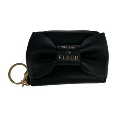 Maison de FLEUR メゾン ド フルール リボンキーケース/ブラック