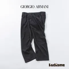 80s GIORGIO ARMANI ITALY製 コーデュロイパンツ ブラック 2025年最新】ジョルジオアルマーニ コーデュロイパンツの人気