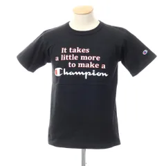 【中古】チャンピオン Champion T1011 ヘビーコットン プリント 袖Ｔシャツ ブラック【サイズSMALL】【メンズ】