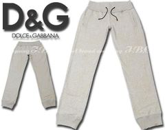 ★DOLCE&GABBANA★ドルガバステイン加工スエットパンツM★グレー灰★