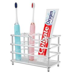 【在庫処分】洗面用品 洗面所 電動歯ブラシ置き 多機能歯ブラシホルダー ステンレス鋼歯ブラシホルダー Gelrova歯ブラシスタンド