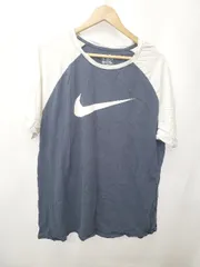 ◇ ⊂ NIKE ナイキ 半袖 Tシャツ カットソー サイズXXL ネイビー メンズ E  【1506180000810】