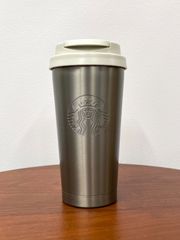 新品未使用】スタバ カンシェイプステンレスボトルシルバー