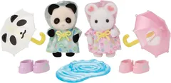 【新品】エポック社 なかよし赤ちゃんセット シルバニアファミリー S 雨ふり 74 ほいくえん STマーク認証 3歳 おもちゃ ドールハウス Sylvanianのサムネイル