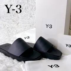 Y-3 ブラック サンダル　26.5 Y-3 「Y-3」 サンダル 26.5cm ブラック メンズ : ZOZOTOWN Yahoo