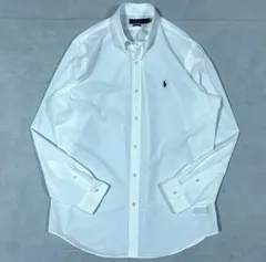 美品 定番 22SS ポロラルフローレン コットンブロード ボタンダウンシャツ