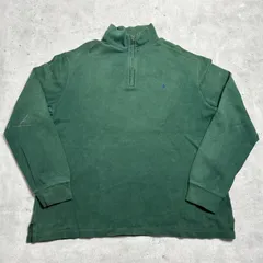 90s~ Polo Ralph Lauren ポロラルフローレン ハーフジップ スウェット トレーナー 古着
