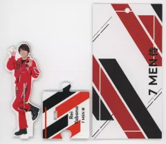 【中古】アクリルスタンド・アクリルパネル [台紙付き] 矢花黎(7 MEN 侍) アクリルスタンド 「×××××.POP UP STORE」