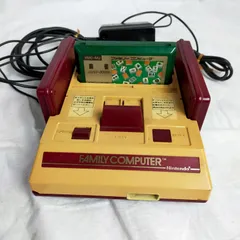 ファミコン セット ☆ 任天堂 ゲーム機本体 ファミリーコンピュータ & FCソフト [ 麻雀(マージャン) ]  欠品あり 骨董品 返品不可【中古】