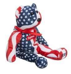 Supreme × ty Beanie Baby｜シュプリーム × タイビーニーベイビー  Flag 星条旗 テディベア ぬいぐるみ