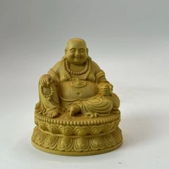 寿山石 金銭布袋如意弥勒佛 台座付置物 6599 - メルカリ