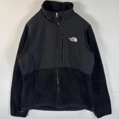 古着 ザ・ノースフェイス THE NORTH FACE フルジップフリースジャケット デナリ ワンポイントロゴ刺繍 ポーラテック M  ブラック レディース