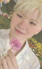 SEVENTEEN SECTOR 17 WOOZI トレーディングカード ピンク黄