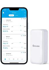 Govee Bluetooth 温湿度計 温度計 湿度計 デジタル ワイヤレス 高精度 乾燥対策 アラーム 異常通知 インテリア コンパクト センサー 3つセット インフルエンザ対策 温湿度管理 温室 地下室 爬虫類 室内用