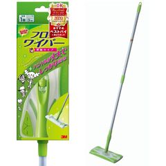 【新着商品】一本柄 床 伸び縮み 拭き 本体 掃除 ドライシート フローリングワイパー 3枚 スコッチブライト 3M 大掃除