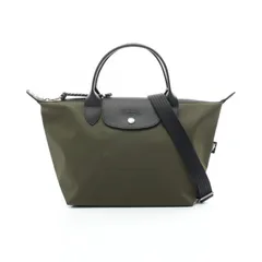ロンシャン Longchamp トートバッグ ル プリアージュ エナジー S トップハンドル L1512HSR892 カーキ キャンバス レザー ル プリアージュ エナジー S トップハンドルバッグ レディース 新品
