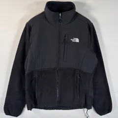 古着 ザ・ノースフェイス THE NORTH FACE フルジップフリースジャケット デナリ ワンポイントロゴ ポーラテック M  ブラック レディース