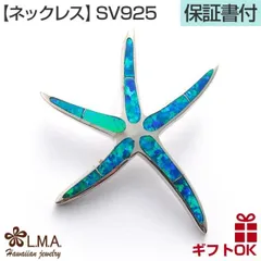 ハワイアンジュエリー ネックレス   ペンダントトップ ヘッド シルバー925 シンセティックオパール | ヒトデ スターフィッシュ ひとで プルメリア 波 メンズ レディース プレゼント 誕生日 記念日  【送料無料】 おしゃれ 人気 ハワジュ カップル ギ