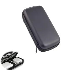 新品 [LUYING] モバイルバッテリ ー対応収納ケース USB 電源コード収納 ガジェットパッケージEVAケース 充電器イヤホンケーブルSDカード 大容量 防水 防震 防塵 (ブラック)