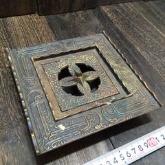 昭和レトロ 鉄の灰皿 骨董 アンティーク ヴィンテージ