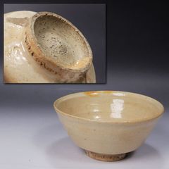 《源･M》(54)古萩 時代物 茶碗/古箱付・送料無料