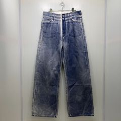 ZARA ザラ ミッドライズフォイルデニムパンツ ワイドパンツ サイズ EUR38