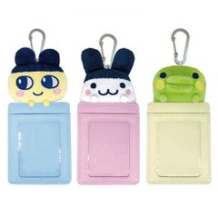 たまごっち ぬいぐるみパスケース まめっち みみっち くちぱっち パス IC 定期 カード チェキ フォト ケース 入れ キーホルダー キャラクター