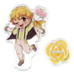 【中古】アクリルスタンド・アクリルパネル 我妻善逸 「鬼滅の刃×ufotable Cafe/マチ★アソビCAFE ホワイトデーイベント2024 ランダムアクリルスタンドB」