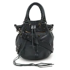 バレンシアガ クラシック ミニポンポン ハンドバッグ 2way バレンシアガクラシック ミニポンポン 2WAY 黒 レディース