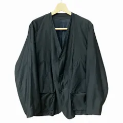 コモリ COMOLI 21SS COTTON SATIN HUNTING JACKET  コットンサテン ハンティング ジャケット 黒 ブラック 2 M位 T01-01008のサムネイル
