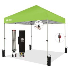 『特価』 CROWN SHADES ワンタッチ タープ テント 2.5m×2.5m 3段階高さ調節 UVカット 防風 鋼製フレーム シルバーコーティング 組み立て簡単 携帯に便利 タープテント ワンタッチ ント キャンプ ビーチレジャー バーベキューパーティー