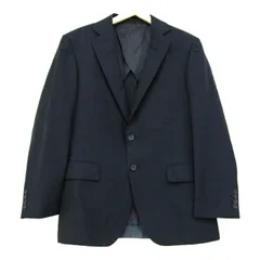 五大陸 テーラードジャケット スーツ上 フォーマル アウター 記名有 メンズ 34L(AB4)サイズ ネイビー gotairiku 【中古】