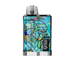 6個セット 電子タバコ 使い捨て 使いきり 10000回以上 VAPE DRAGBAR 12000回吸引 電子たばこ 18ml ニコチンなし タールなし 軽量 1個入り スペアミントアイス(1個入り)