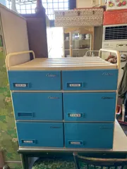 【寅卯様専用】レトロポップ　引出し　水色　収納ケース　タンス　ブルー　レトロ　昭和レトロ　アンティーク　ヴィンテージ