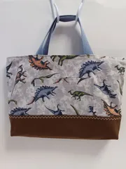 レッスンバック★ハンドメイド★恐竜柄