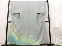 平和屋着物■訪問着　作家物　花籠文　正絹　逸品　BAAQ4577du