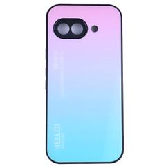 Google Pixel 9a ケース グラデーション ハイブリット ケース 【Color】ピンク・グリーン
