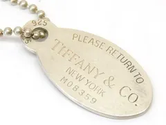 ティファニー ネックレス ☆ オーバルタグ シルバー925 リターントゥ TIFFANY&Co.□7G7H