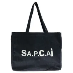 Sacai (サカイ) ×A.P.C. HOPPING CANDY ホッピングキャンディー ロゴプリントデニムトートバッグ インディゴ アーペーセー PAAEJ-M6193のサムネイル