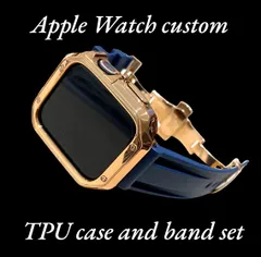 Rn カスタム セット アップルウォッチバンド ラバーベルト Apple Watch カバー ケース メンズ レディース 38mm 40mm 41mm  42mm44mm45mm46mm49mm
キラキラ　極艶コーティング　シリコンバンド