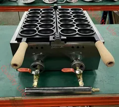 電気式ワッフル　マルゼンガスフライヤー　かき氷機業務用　ベビーカステラ b111-1.jpg