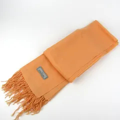 ミラショーン ストール 大判 無地 薄手 ブランド 小物 マフラー レディース オレンジ mila schon 【中古】のサムネイル