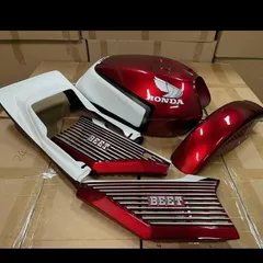 CBX400F外装一式 BEET赤/白 1型 HONDA ホンダ CBX400F CBX550F 純正外装 赤白 1型 タンク サイド