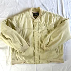 希少 当時物 ダービーオブサンフランシスコ ダービージャケット クリーム ベージュ XＬ 80s 90s