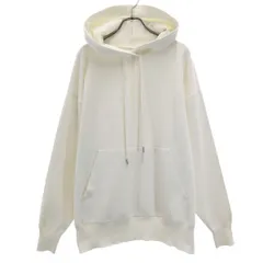 PRIORITY プライオリティ ニット パーカー 38 オフホワイト レディース 古着