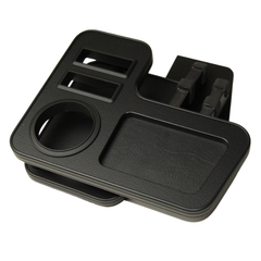 大人の色気 (レザーブラック) センタードリンクホルダー スペーシアカスタム MK54 / 94 R5/11- YourParts e0229 小物 スマホ タバコ カップ ホルダー