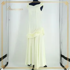 フラダンス 衣装 ワンピース ドレス ホワイト系 フラドリーム フラ ダンス 白 ノースリーブ Hula Dream 爽やか 明るい ハワイアン アロハ 花柄 かわいい 上品 ハワイアンプリント