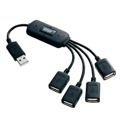 サンワサプライ USB2.0ハブ ブラック USB-HUB227BK [USB2.0・4ポート] [4ポート]