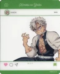 【中古】キャラカード 不死川実弥 「鬼滅の刃 全集中展 刀鍛冶の里編・柱稽古編 SNS風クリアカード B」